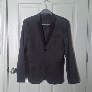 H&M Men’s Dark Grey Blazer Jacket Size 36R